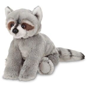 Bearington Collection Lil Rocky Grey Raccoon Stuffed Animal Toy